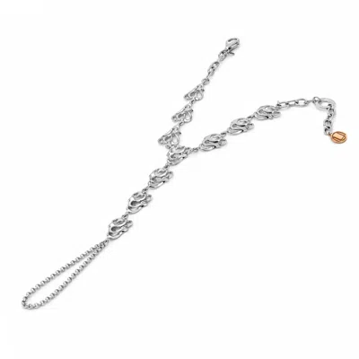 Unaloe Intertwined Hearts Hand-kissed In  Sterling Silver – Women's Jewelry