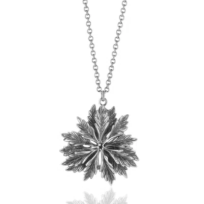 Unaloe Malesia Sterling Silver Women's Necklace With Floral Star Pendant –  Elegant Women's Jewelry