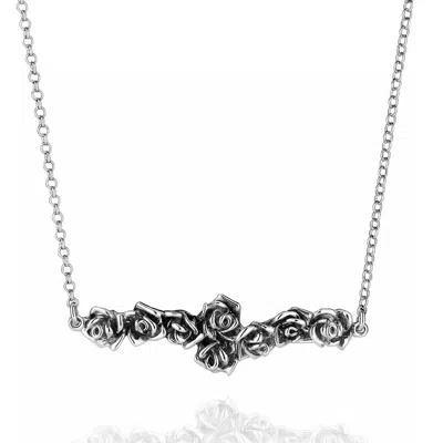 Unaloe Olimpic Necklace Gold-platedsilver - Handmade Jewelry Rose Pendant Silver Gift For Women