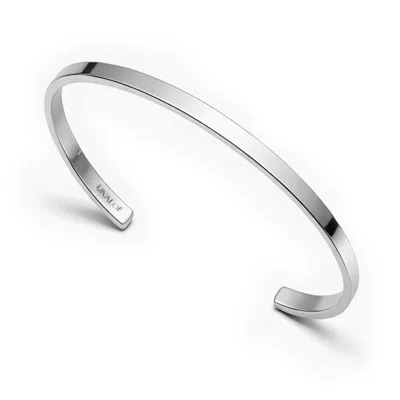 Unaloe Small Band Open Cuff Bracelet For Women In Sterling Silver – Jewelry For Women