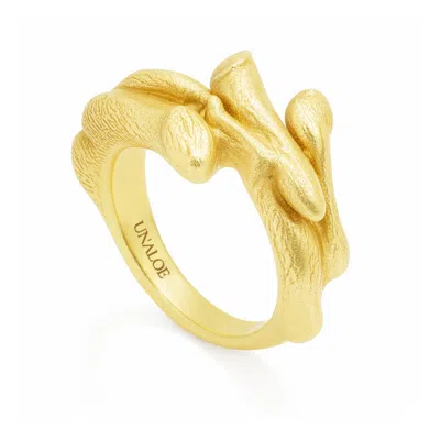 Unaloe Women's Arboreal Ring Gold-plated