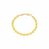 Unaloe Women's Bubbles Of Light Bracelet In Sterling Silver-gold Plated With  Rose Gold Monogram In Gold