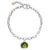 Unaloe Women's Fantasy Bracelet Silver– Timeless Elegance With Green Crystal