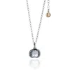 Unaloe Women's Fantasy Necklace Silver– Timeless Elegance With Blue Crystal