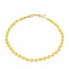 Unaloe Women's Gold / Rose Gold Sterling Silver Gold-plated Beaded Necklace With Rose Gold Details