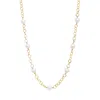 Unaloe Women's Graceful Elegance – Gold-plated Pearl Necklace