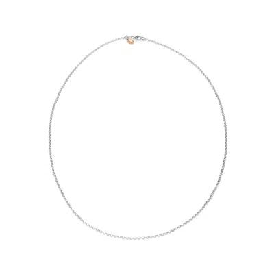 Unaloe Women's Luminous Necklace – Sixty Cm Chain- Sterlin Silver