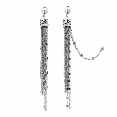 Unaloe Women's Marrakech Earrings Gright Drop Earrings In Sterling Silver