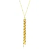 Unaloe Women's Marrakech Necklace Luminous Pendant Necklace In Sterling Silver, Gold Plated Vermeil