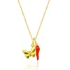 Unaloe Women's Protection And Rebirth Gold-plated Sterling Silver Necklace In Gold