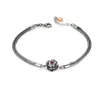 Unaloe Women's Silver / Red Bracelet Blackstar Sterling Silver With Natural Ruby In Multi