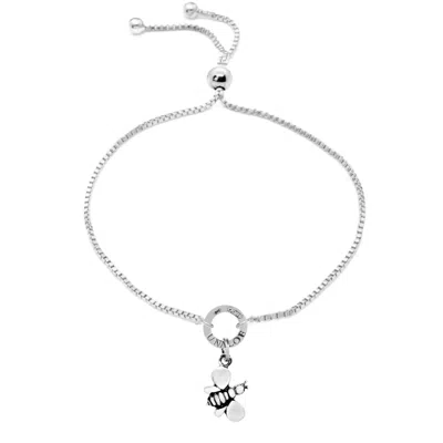 Unaloe Women's Sterling Silver Bracelet With Bee