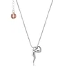 Unaloe Women's Sterling Silver Cornicello Necklace With Heart Charm – Italian Handmade Good Luck Symbol, El