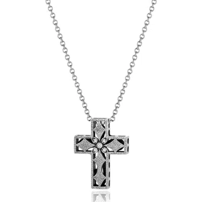 Unaloe Women's Sterling Silver Cross Pendant Necklace – Faith Jewelry Gift