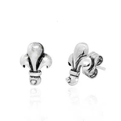 Unaloe Women's Sterling Silver Florence Lily Earrings
