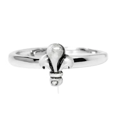 Unaloe Women's Sterling Silver Florence Lily Ring