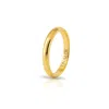 Unaloe Women's Wide Smooth Sterling Silver Band With Gold Plating: Strength, Grace, And Authenticity In Gold