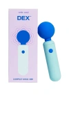 Unbound Dex Compact Wand Vibrator In Blue