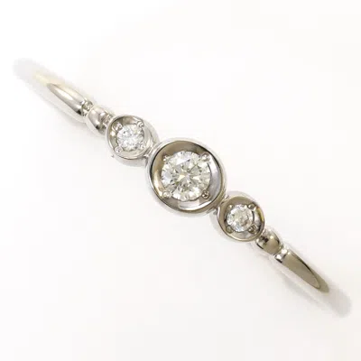Pre-owned Unbranded (10k) Band Ring () In White