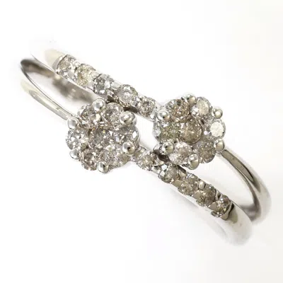 Pre-owned Unbranded (10k) Band Ring () In White