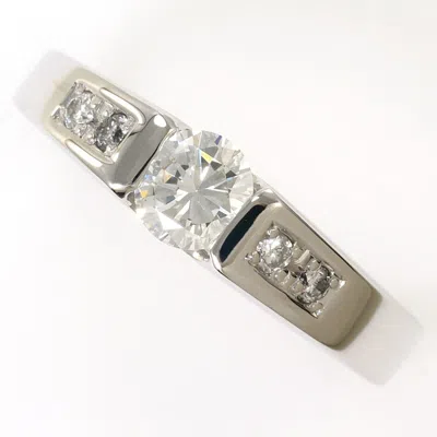 Pre-owned Unbranded (10k) Band Ring () In White