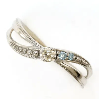 Pre-owned Unbranded (10k) Band Ring () In White