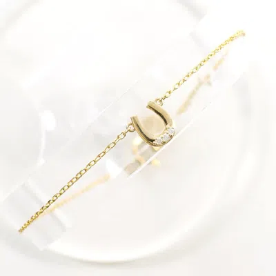 Pre-owned Unbranded (10k) Charm Bracelet () In Gold