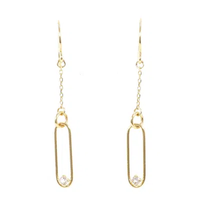 Pre-owned Unbranded (10k) Drop Earrings () In Gold