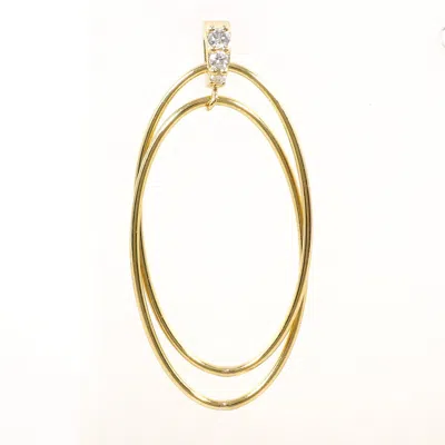 Pre-owned Unbranded (10k) Drop Earrings () In Gold