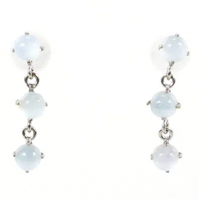 Pre-owned Unbranded (10k) Drop Earrings () In White