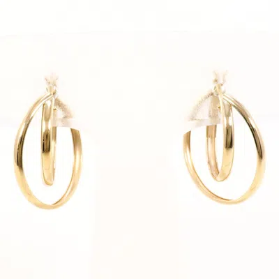 Pre-owned Unbranded (10k) Hoop Earrings () In Gold
