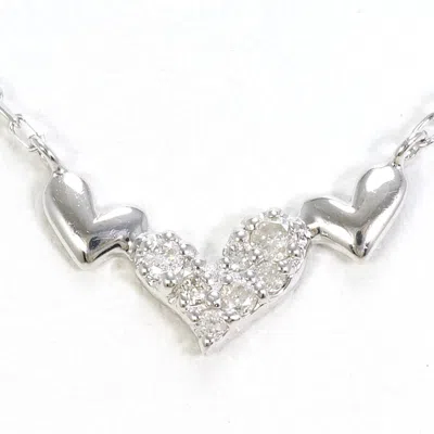 Pre-owned Unbranded (10k) Necklace () In White