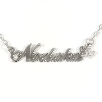 Pre-owned Unbranded (10k) Necklace () In White