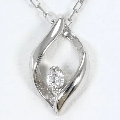 Pre-owned Unbranded (10k) Necklace () In White