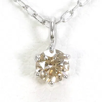 Pre-owned Unbranded (10k) Necklace () In White