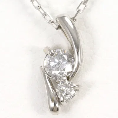 Pre-owned Unbranded (10k) Necklace () In White