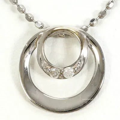 Pre-owned Unbranded (10k) Necklace () In White