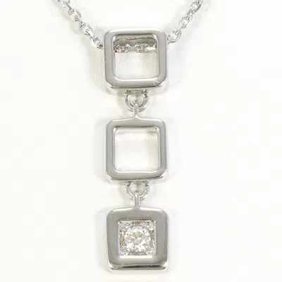 Pre-owned Unbranded (10k) Necklace () In White