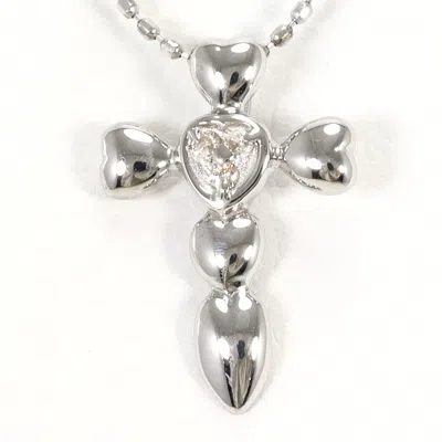 Pre-owned Unbranded (10k) Necklace () In White