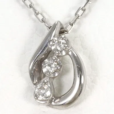 Pre-owned Unbranded (10k) Necklace () In White