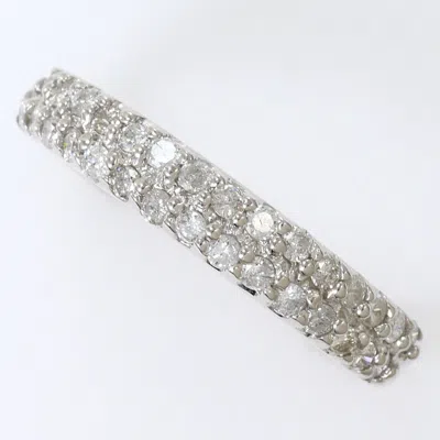 Pre-owned Unbranded (14k) Band Ring () In White