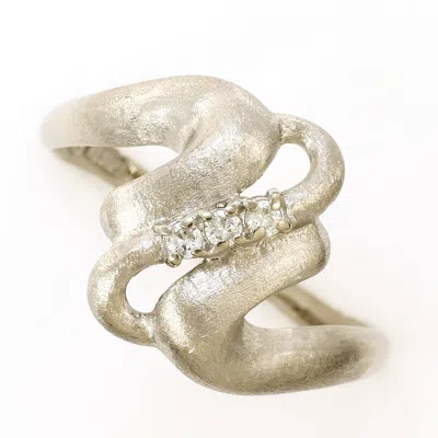 Pre-owned Unbranded (14k) Band Ring () In White