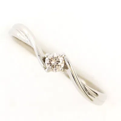 Pre-owned Unbranded (14k) Band Ring () In White