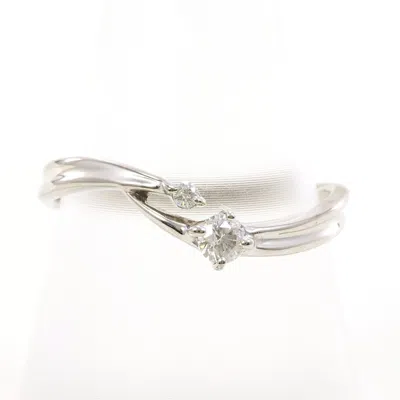 Pre-owned Unbranded (14k) Band Ring () In White