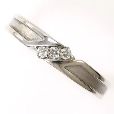 Pre-owned Unbranded (14k) Band Ring () In White