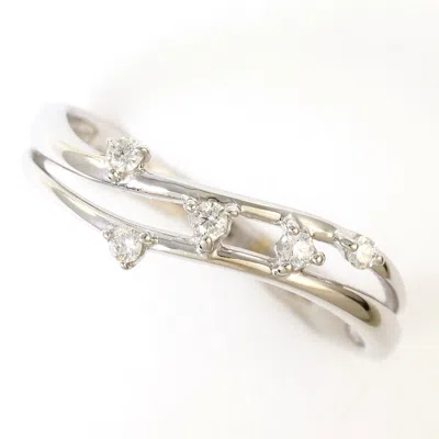 Pre-owned Unbranded (14k) Band Ring () In White
