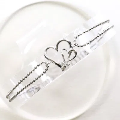Pre-owned Unbranded (14k) Charm Bracelet () In White