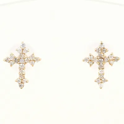 Pre-owned Unbranded (14k) Stud Earrings () In Gold