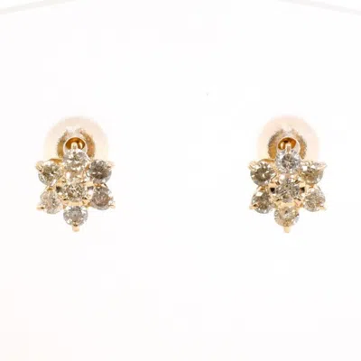 Pre-owned Unbranded (14k) Stud Earrings () In Gold