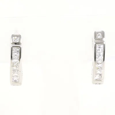 Pre-owned Unbranded (14k) Stud Earrings () In White
